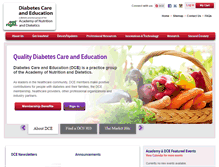Tablet Screenshot of dce.org